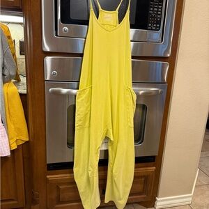 FP Movement by Free People Bright Yellow Jumpsuit